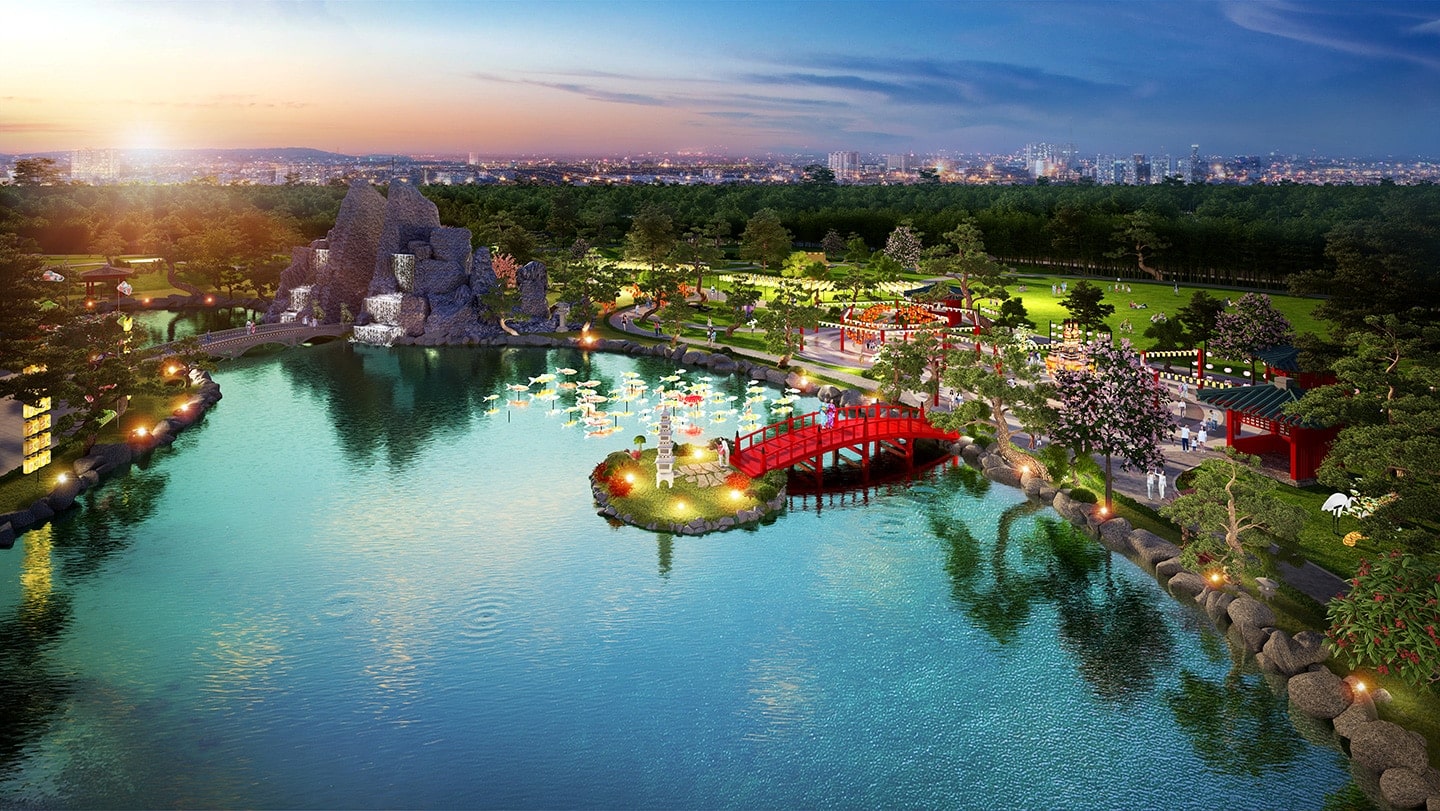 Không gian xanh tại Masteri Grand Avenue